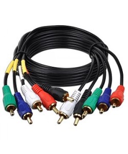 6' 5 RCA (M) to 5 RCA (M) Component Video/Audio Cable