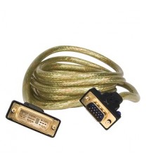 DVI-A (M) to VGA (M) Video Cable