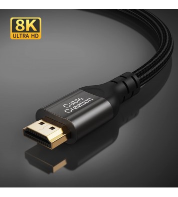 HDMI Cables, CableCreation 8K HDMI 2.1 AM to AM Cable (48Gbps, 8K/60Hz)