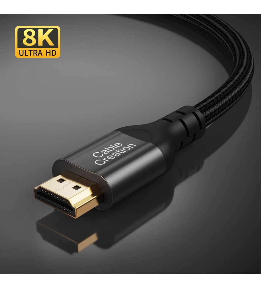  CableCreation eARC HDMI Cable, HDMI Cable 6ft (48Gbps, 8K@60Hz)  - 6.6 Feet, HDMI Cable 8K, eARC HDR HDCP 2.2 2.3 : Electronics