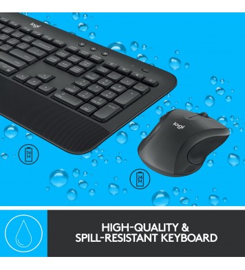 Logitech MK545 Advanced Wireless Keyboard and Mouse Combo
