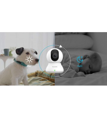 Security Camera 2K, Blurams Baby Monitor Dog Camera 360-degree for Home Security