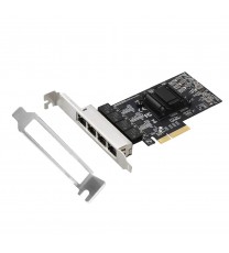 Quad-Port 2.5GBase-T PCIe Network Adapter RTL8125B 2500/1000/100Mbps