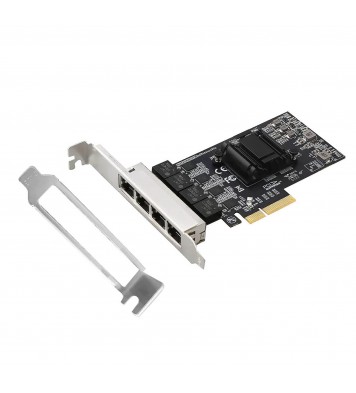 Quad-Port 2.5GBase-T PCIe Network Adapter RTL8125B 2500/1000/100Mbps