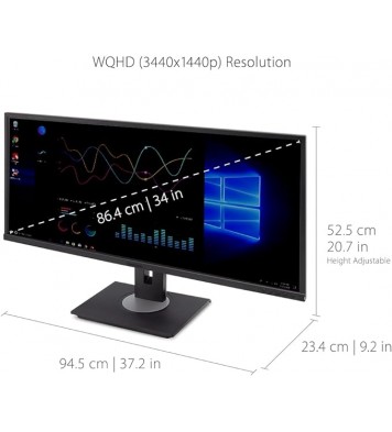 34" Ultrawide Docking Monitor