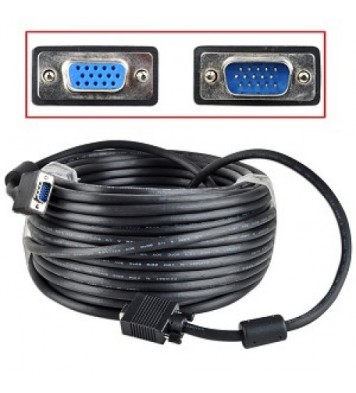 Video Extension Cable - 100' 15-pin SVGA (M) to 15-pin SVGA (F)