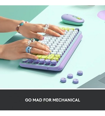 Logitech POP Keys Mechanical Wireless Keyboard 