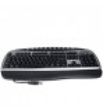 105-Key USB Multimedia Keyboard (Black/Silver)