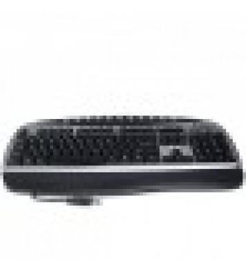 105-Key USB Multimedia Keyboard (Black/Silver)