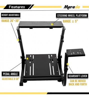 Marada G920 Steering Wheel Stand with Shifter Mount