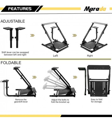 Marada G920 Steering Wheel Stand with Shifter Mount