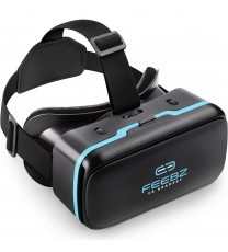 Virtual Reality Headset Compatible with iPhone and Android + Built-in Button