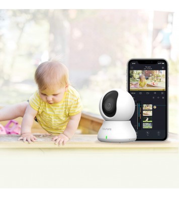 Security Camera 2K, Blurams Baby Monitor Dog Camera 360-degree for Home Security