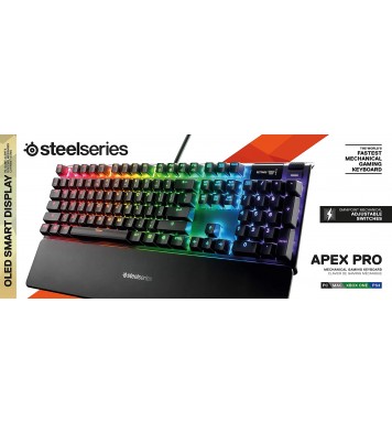 SteelSeries Apex Pro Mechanical Gaming Keyboard