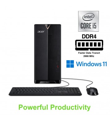 Acer Aspire TC-1660-UA19 Desktop, 10th Gen Intel Core i5-10400 6-Core Processor