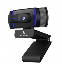 NexiGo N930AF Webcam with Software Control, Stereo Microphone and Privacy Cover