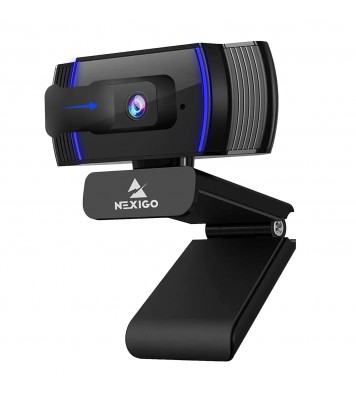 NexiGo N930AF Webcam with Software Control, Stereo Microphone and Privacy Cover