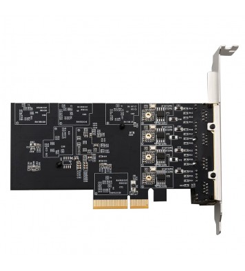 Quad-Port 2.5GBase-T PCIe Network Adapter RTL8125B 2500/1000/100Mbps