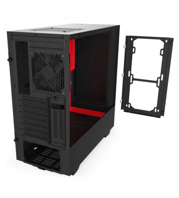 NZXT H510i - CA-H510i-BR - Compact ATX Mid-Tower PC Gaming Case - Front I/O USB Type-C Port 