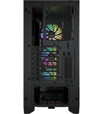 Corsair iCUE 4000X RGB Mid-Tower ATX PC Case - Black