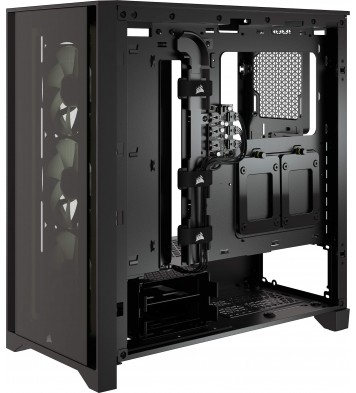 Corsair iCUE 4000X RGB Mid-Tower ATX PC Case - Black