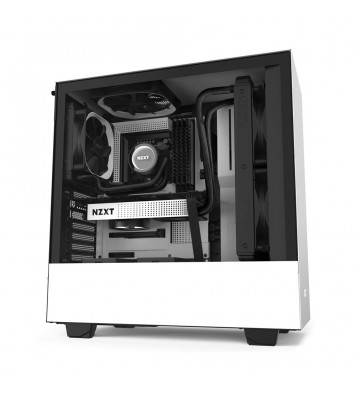 NZXT H510 - CA-H510B-W1 - Compact ATX Mid-Tower PC Gaming Case - Front I/O USB Type-C Port