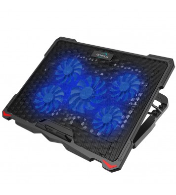 AICHESON Laptop Cooling Pad 5 Fans Up to 17.3 Inch Heavy Notebook Cooler