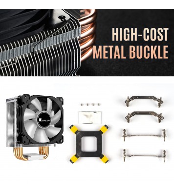 Jonsbo CR1400 RGB CPU Air Cooler, 4 Heat-Pipes, 126mm RGB CPU Fan