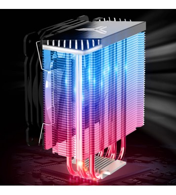 Jonsbo CR1400 RGB CPU Air Cooler, 4 Heat-Pipes, 126mm RGB CPU Fan