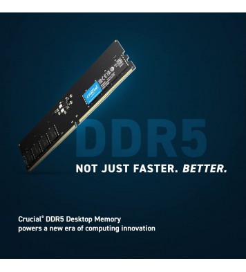 Crucial RAM 32GB DDR5 4800MHz CL40 Desktop Memory CT32G48C40U5