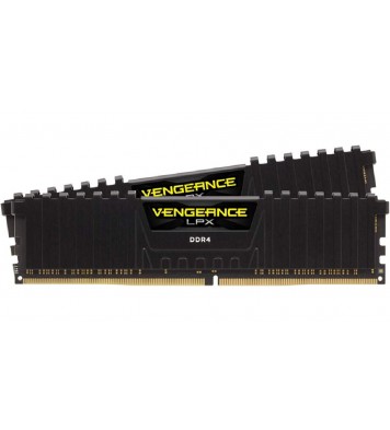 Corsair Vengeance LPX 16GB (2x8GB) DDR4 DRAM 3200MHz C16 Desktop Memory Kit - Black (CMK16GX4M2B3200C16)