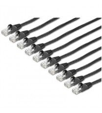 6 ft. CAT6 Cable Pack Black